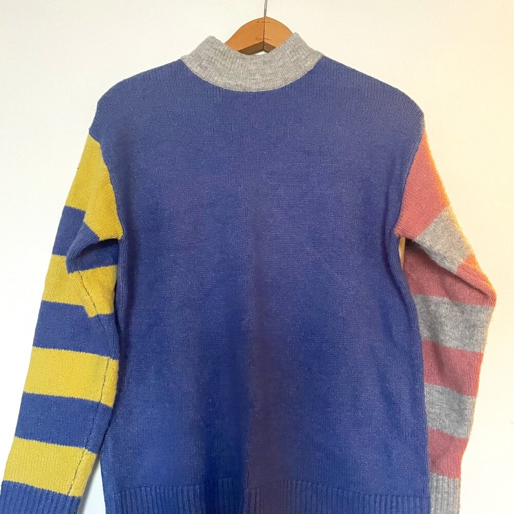 Reitmans - Blue Striped Sleeves Sweater (Size XS)